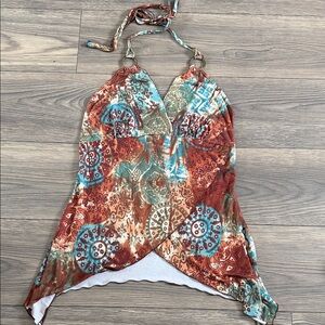 Colorful Bohemian Halter Top